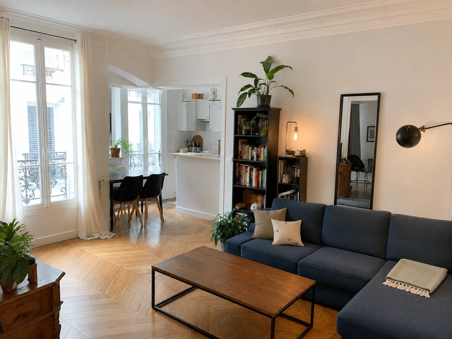 État des lieux avant le départ — Paris 11e, T2 40 m²